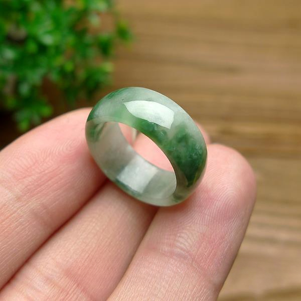 Rings - Grün Jade Ring Natürliche Edelstein Jadeit