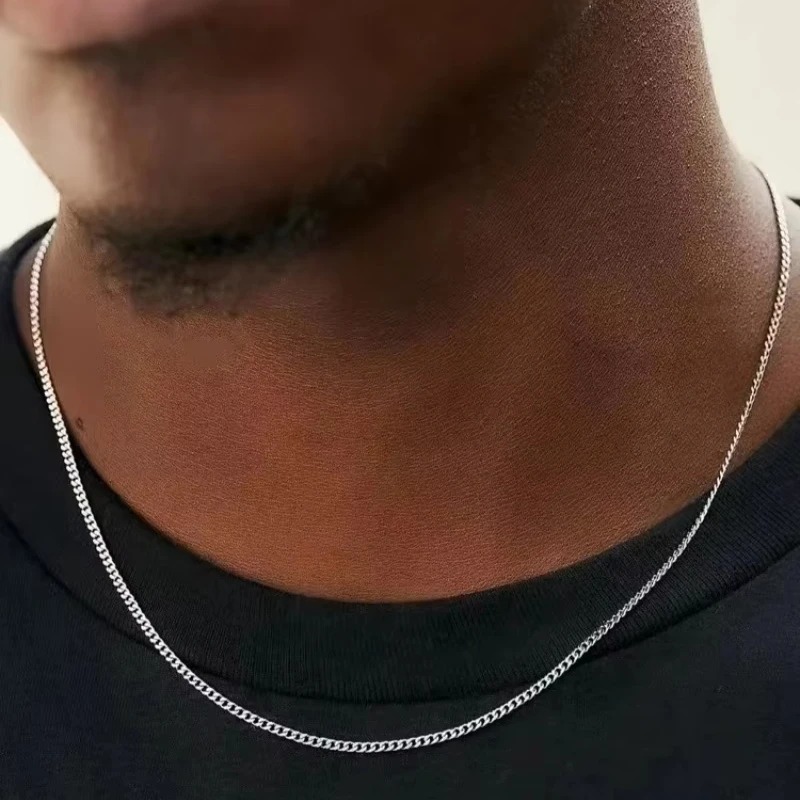 Cuban Link Chain 12Mm - 2 mm kubanische Kette für Herren,