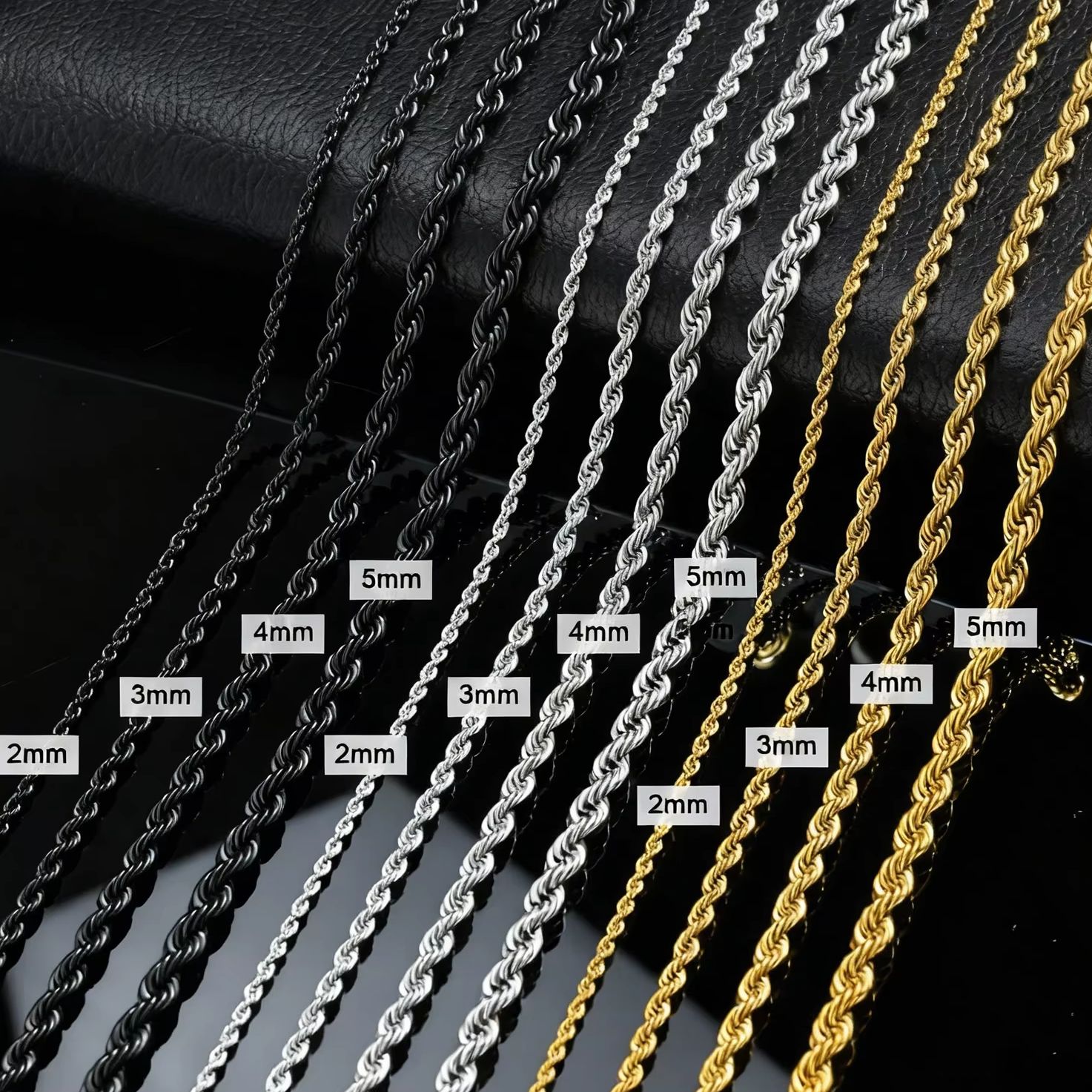 Cuban Link Chain 12Mm - Männer Seile Lange Halskette Edelstahl Minimalistischen