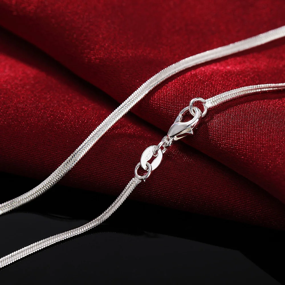 925 Sterling Silver Chain Necklace Men - 40-75cm Länge 925 Sterling Silber Halskette