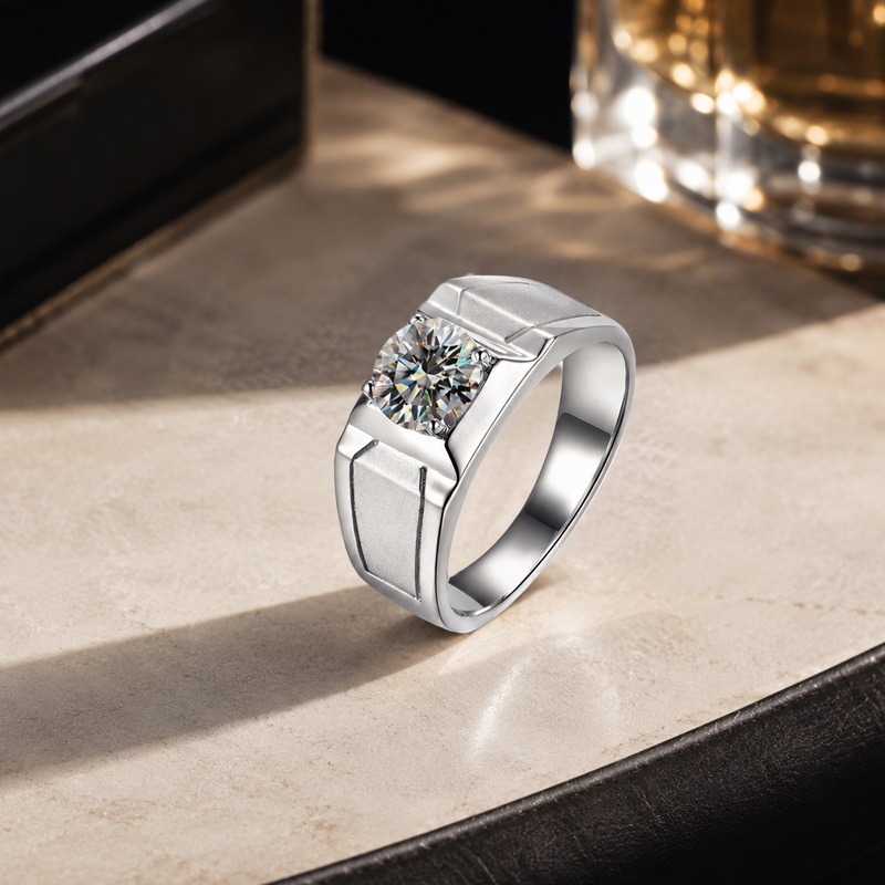 Heiß begehrter S925 Sterling S – Moissanite Engagement Ring 1 Carat Bewertung und Preis