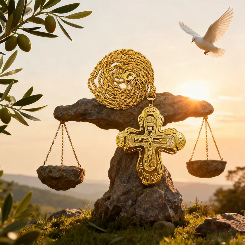 Neues 2026 Orthodoxes Brustkre – Cross Pendant Necklace Gold Bewertung und Preis