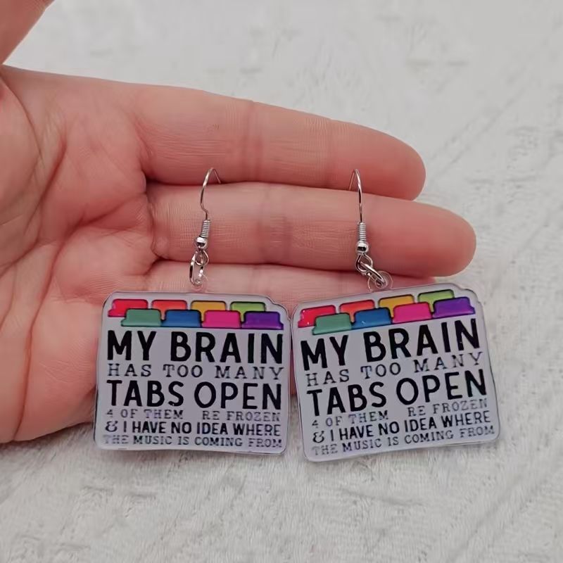 10 Stück farbige Buchstaben-Oh – Earrings Bewertung und Preis