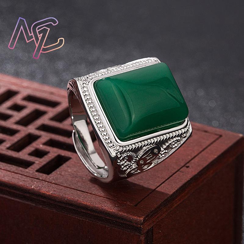 Grüne natürliche Jade Ringe ec – Rings Bewertung und Preis