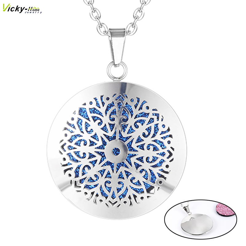 Neue einfache Aromatherapie ät – Heart Locket Necklace Photo Bewertung und Preis