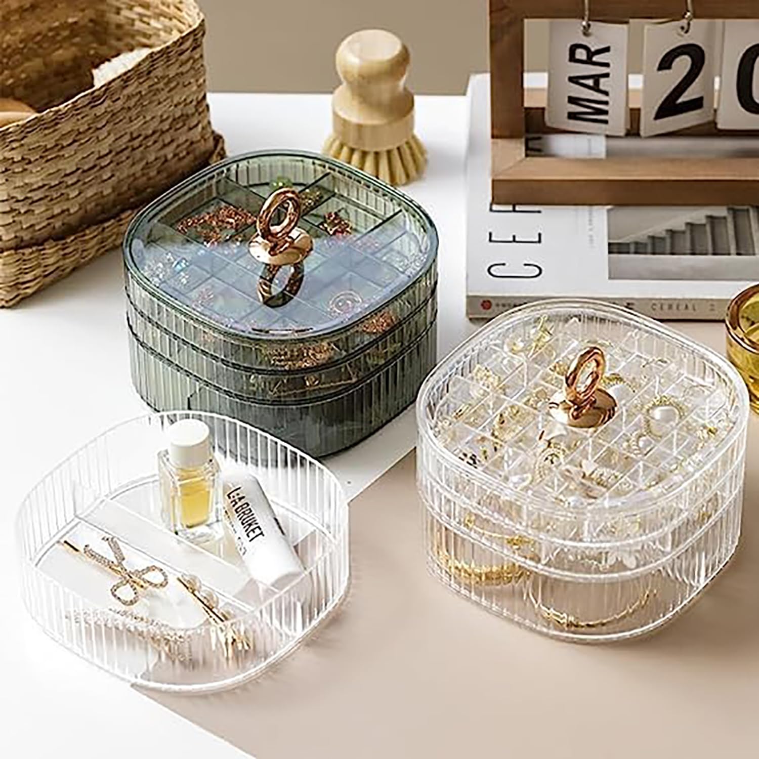 Transparente Schmuckschatulle, – Earrings Bewertung und Preis