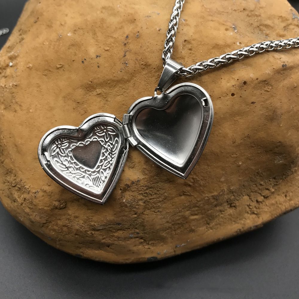 HOOH 1PC Herz Geformt Freund F – Heart Locket Necklace Photo Bewertung und Preis