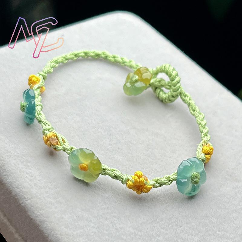 Myanmar Jadeit Blumenarmband E – Bracelets Bewertung und Preis