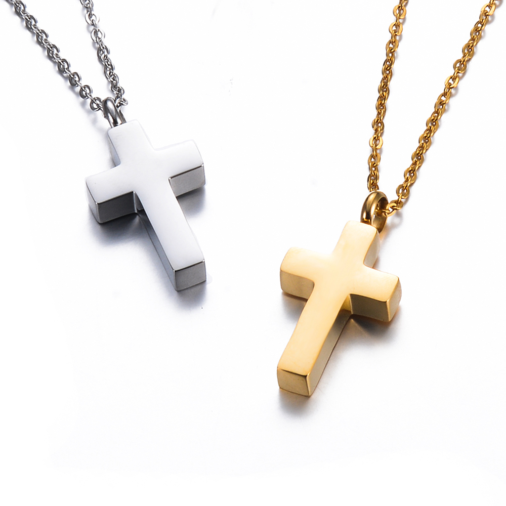 Edelstahl Einäscherung Kreuz A – Cross Pendant Necklace Gold Bewertung und Preis