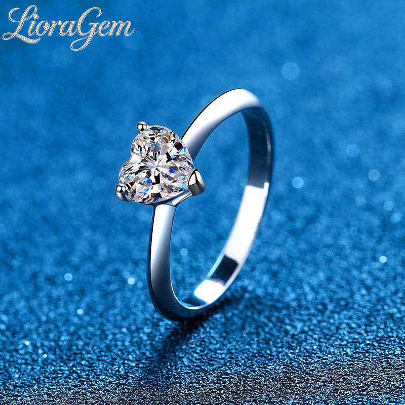 LioraGem 1-Karat Moissanit-Rin – Moissanite Engagement Ring 1 Carat Bewertung und Preis