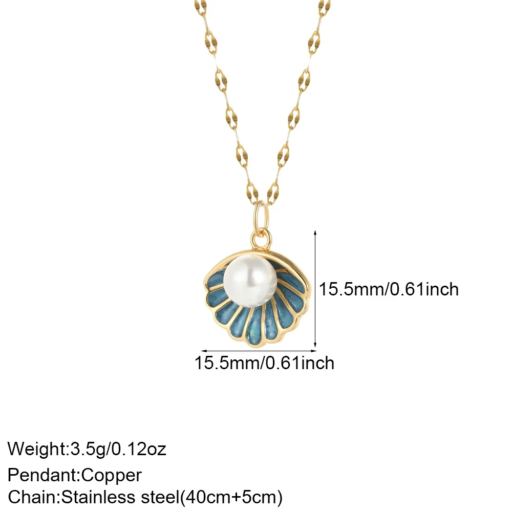 Süße Seestern Muschel Diy Hals – Cross Pendant Necklace Gold Bewertung und Preis