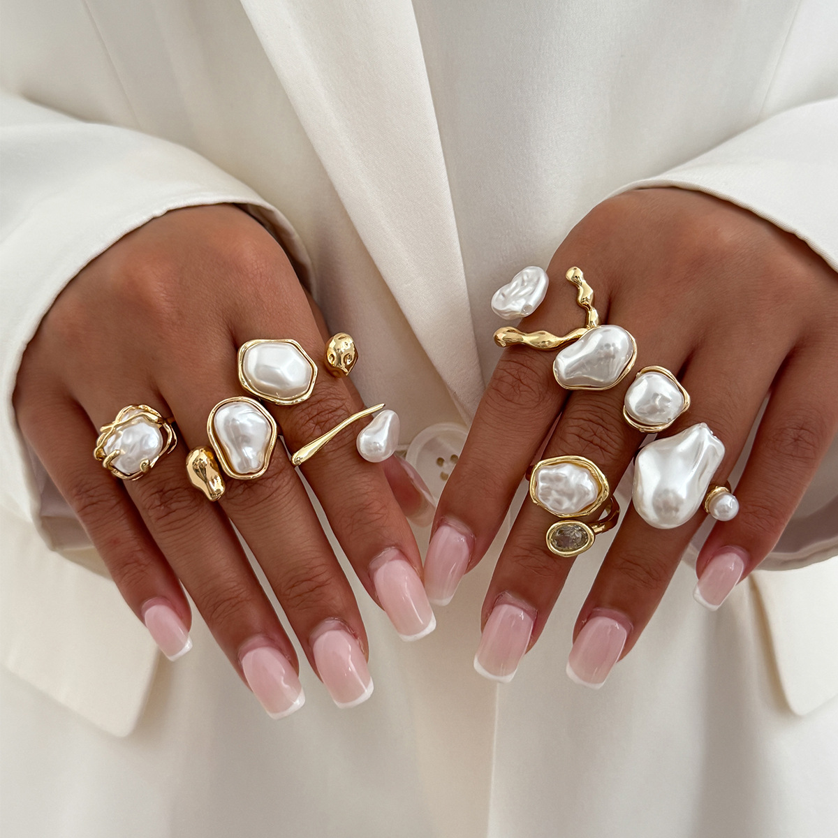 7 Teile/satz Gold Farbe Unrege – Vintage Punk Knuckle Rings Set Bewertung und Preis