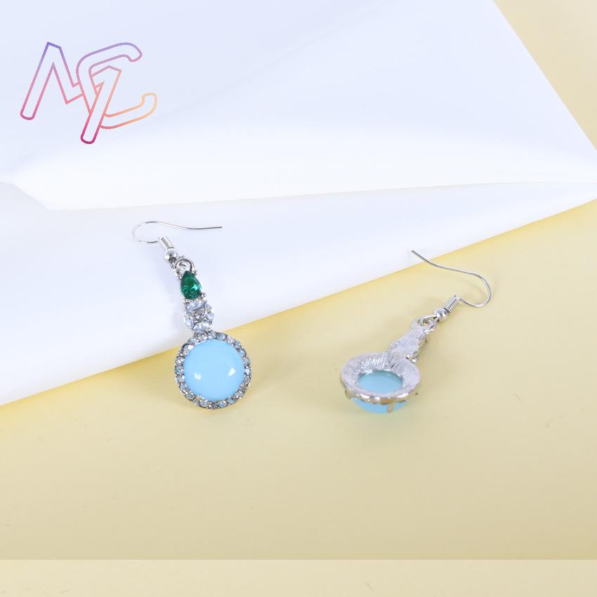 Blaue natürliche Jade Ohrringe – Earrings Bewertung und Preis
