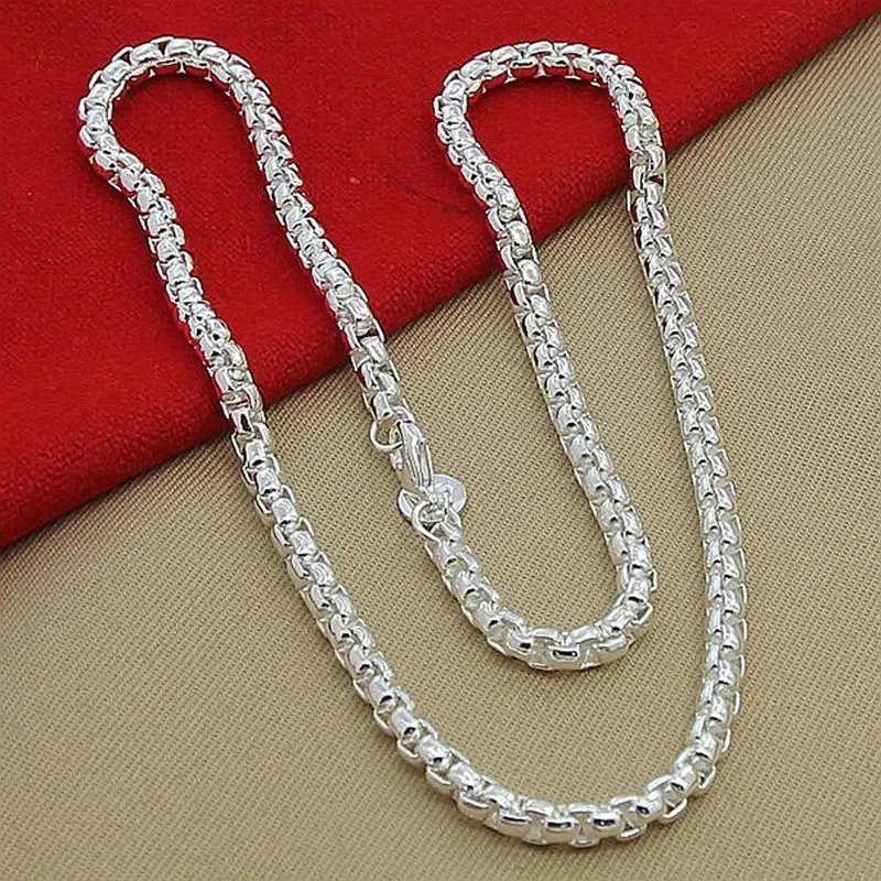 45–60 cm Halskette aus 925er-S – 925 Sterling Silver Chain Necklace Men Bewertung und Preis