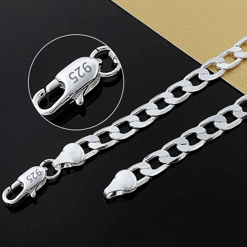 925 Sterling Silber Halskette  – Cuban Link Chain 12Mm Bewertung und Preis
