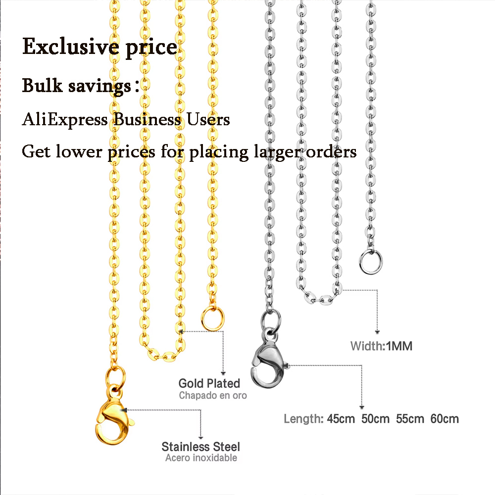 LUXUSTEEL 1-2mm 1/10 Teile/los – Cuban Link Chain 12Mm Bewertung und Preis