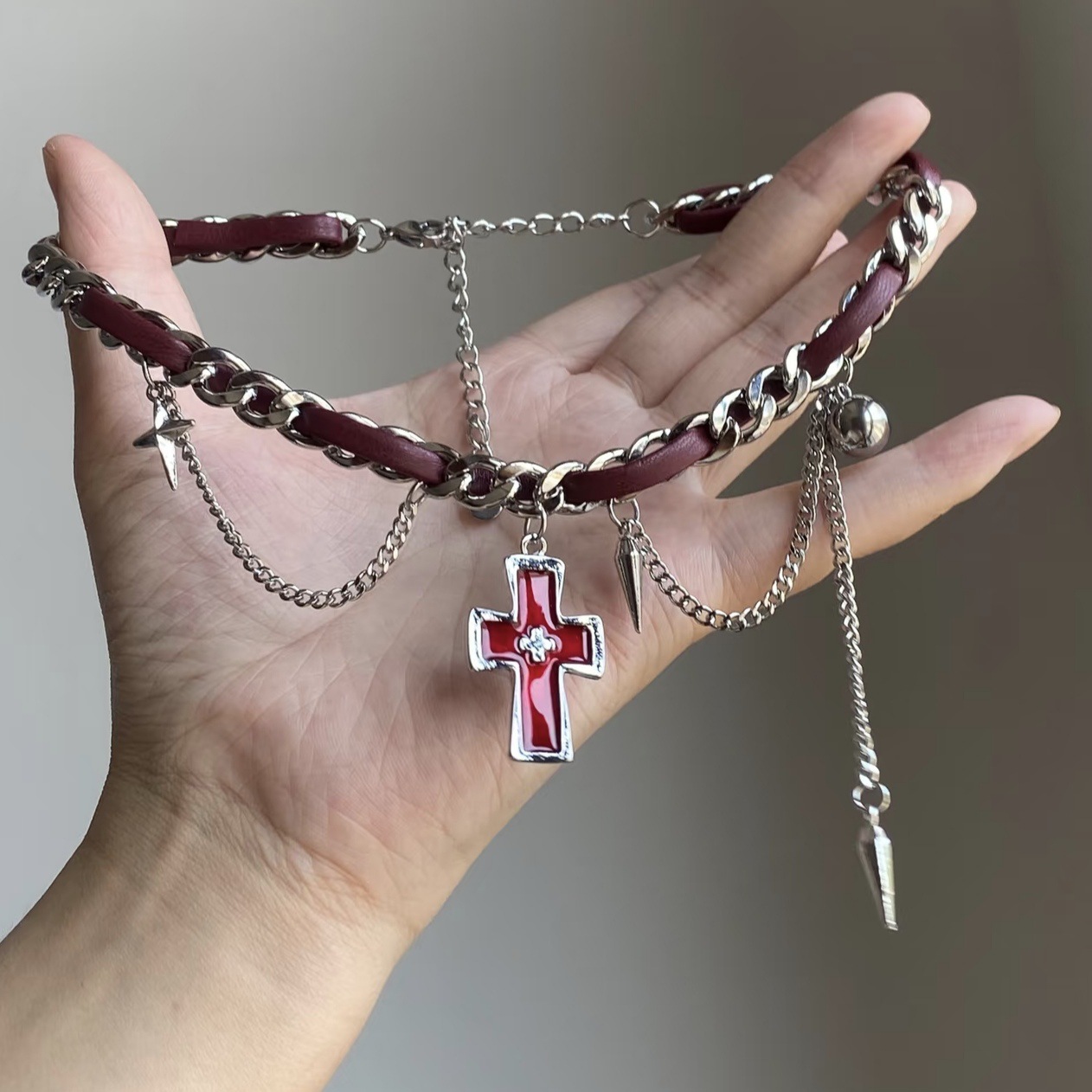 Y2K Grunge Ästhetik Mehrschich – Layered Pendant Necklace Aesthetic Bewertung und Preis