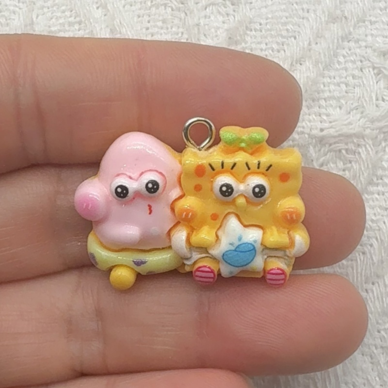 10 Stück Cartoon-Harzanhänger, – Earrings Bewertung und Preis