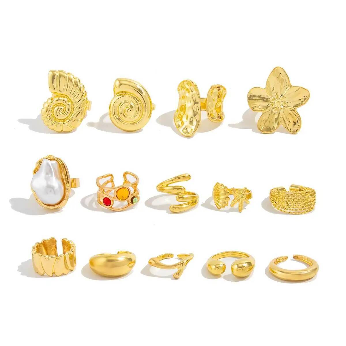IngeSight.Z 14 Teile/satz Hip  – Vintage Punk Knuckle Rings Set Bewertung und Preis