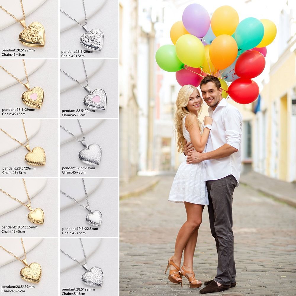 DIY Halskette Foto Bild Medail – Heart Locket Necklace Photo Bewertung und Preis